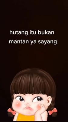 Hutang bkn mantan ya
