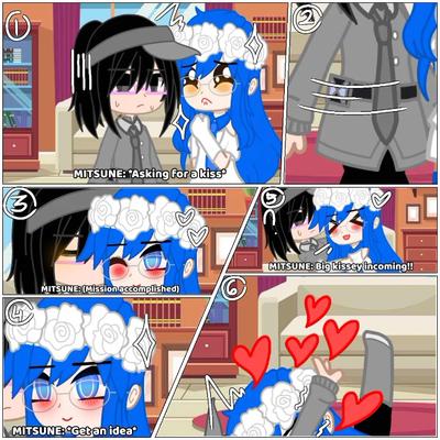 '???' AND MITSU KISS