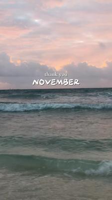 thank you november