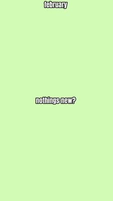 nothings new temp