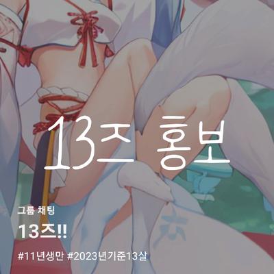 13즈 홍보..!