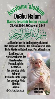 Doaku Malam kamis 