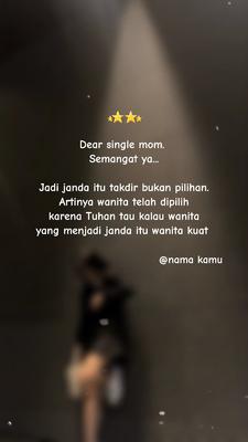 dear single mom 
