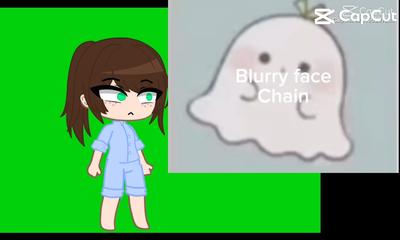 blurry face chain