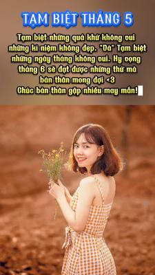 Tạm biệt tháng 5 