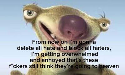 Hate = gone