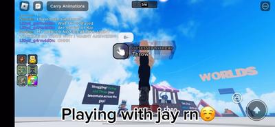 Playing with jay rn 