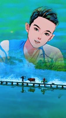 গ্রাম বাংলার দৃশ্য..