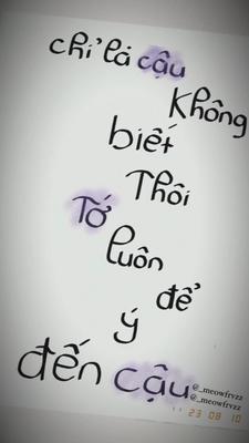CHỈ LÀ CẬU