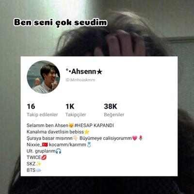 ben seni çk sevdim..