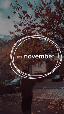 NOVEMBER DUMB ✨