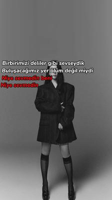 Niye sevmedin beni!?