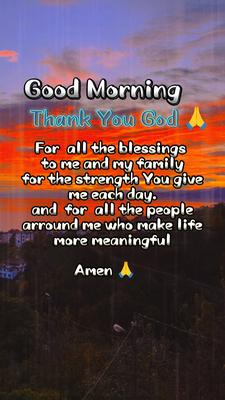 Thank You God
