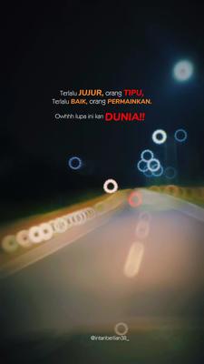 Ini kan DUNIA