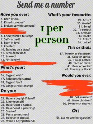 Ask only 1 