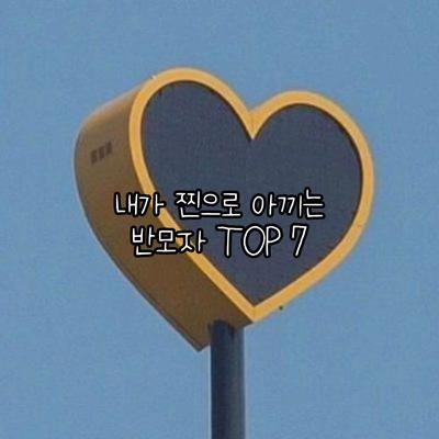 내가 아끼는 반모자 7명