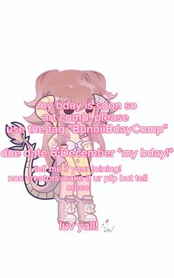 my bday art comp!