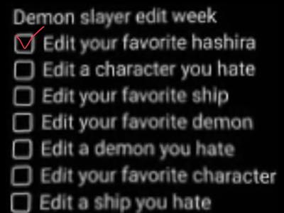 Edit character hate