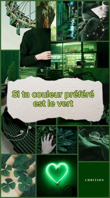 Couleur préf vert 💚