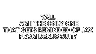 IT CANT JS B ME!