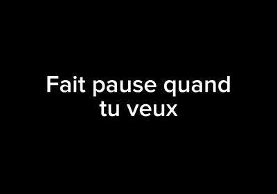 Fait pause quand tu 