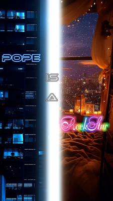 Pope is a Rockstar🌟|