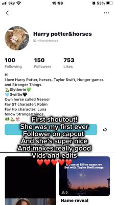 Go follow her❤️❤️❤️