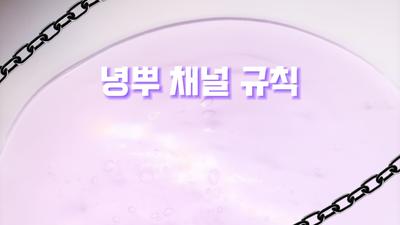 녕뿌 채널 규칙
