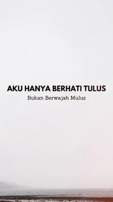 Aku hanya berhati 