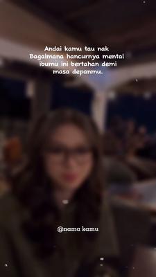 hancurnya mental ibu