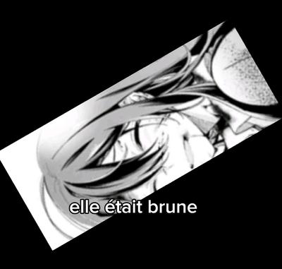 elle était brune...
