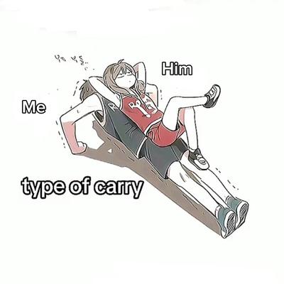 Me Him type of carry