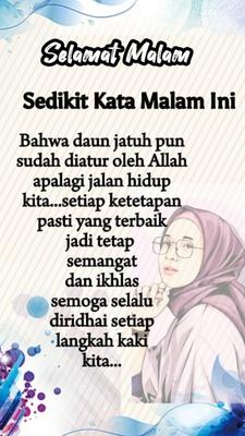 Sedikit kata malam 