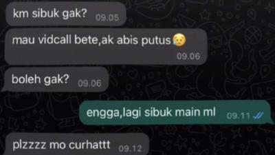 maaf lagi sibuk