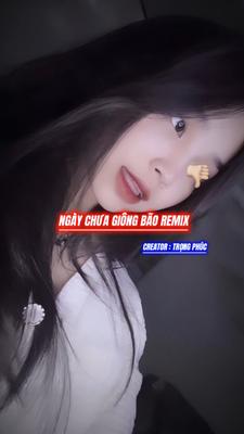 NGÀY CHƯA GIÔNG BÃO