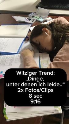 Ich leide unter…