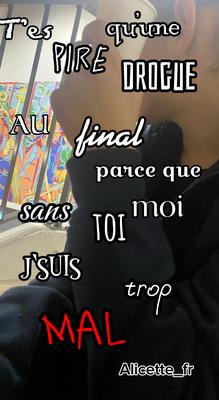 Pire qu’une drogue💗