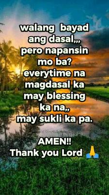 Thank you Lord 