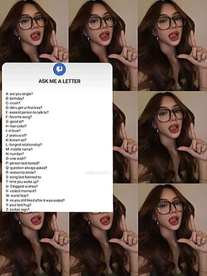 ask me a letter