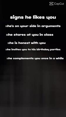 signs he likes you
