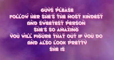 She’s so amazing<3