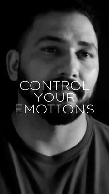 CONTROL YOUR EMOTION