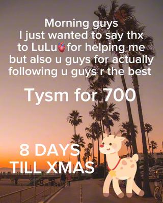 Tysm for 700