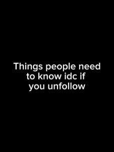 Things people need 