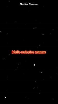 Hello नबोल्ने मान्छे