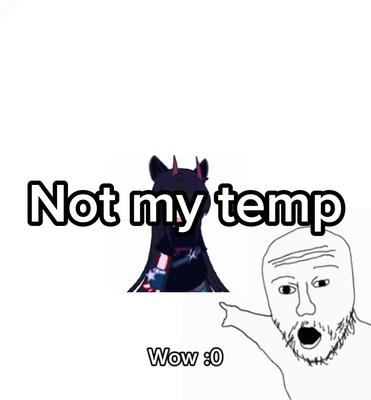 NOT MY TEMP