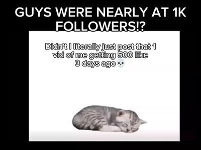 Nearly at 1k!