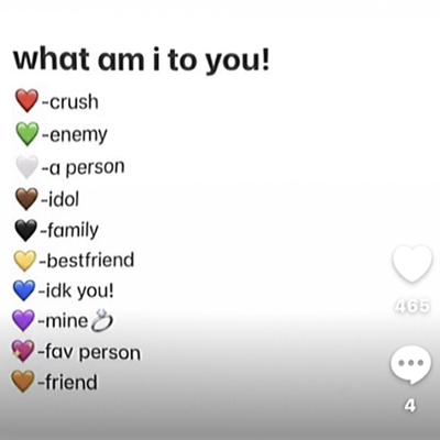 What am i to you??